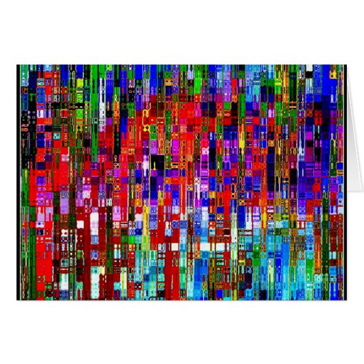 Candy Rain Mosaic Cards (Front Horizontal)
