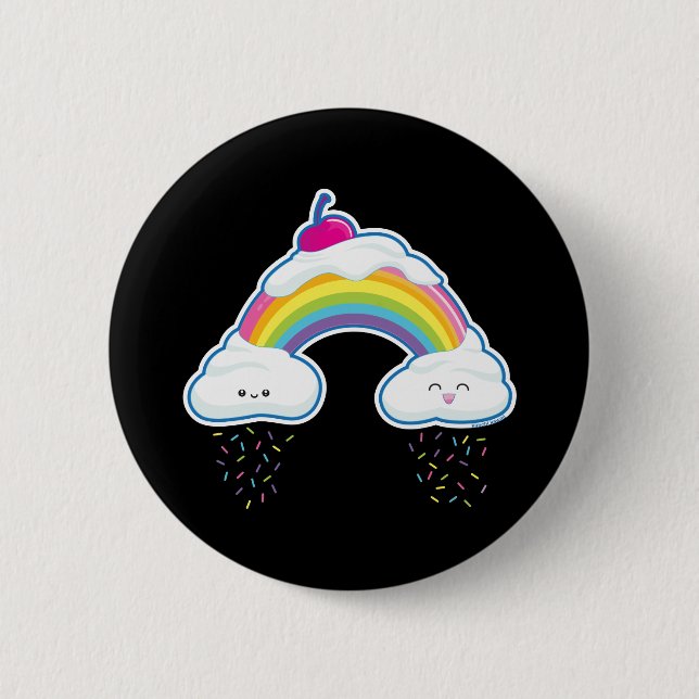Candy Rainbow Button (Front)