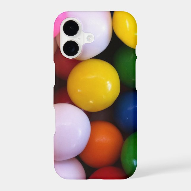 Candy rainbow gum balls iphone case (Back)
