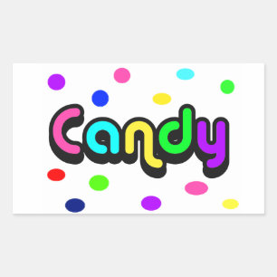 Candy-rectangle sticker