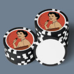 Candy Roll Girl Poker Chips