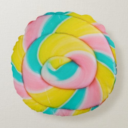 Candy Round Pillow