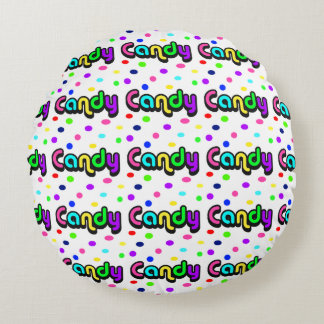 Candy Round Pillow