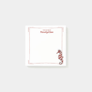 Candy Seahorse Post-it Notes