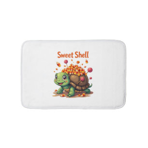 Candy Shell Turtle Bath Mat