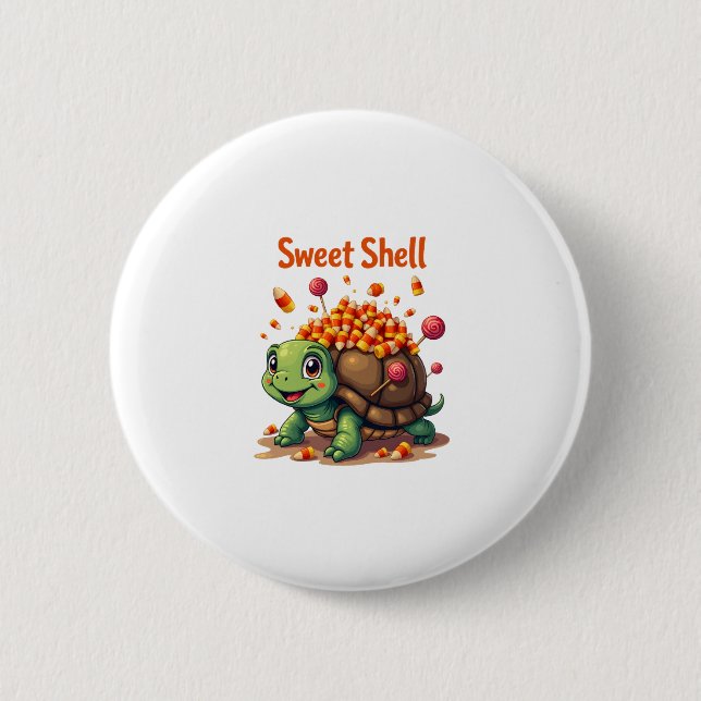 Candy Shell Turtle Button (Front)
