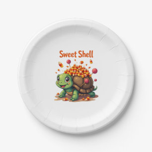 Candy Shell Turtle Paper Plates