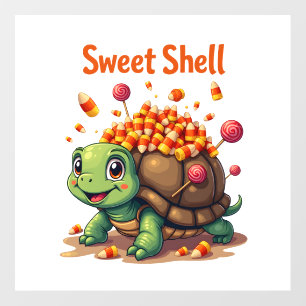 Candy Shell Turtle Wall Decal