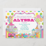 Candy Shop And Sweet Shoppe Party Invitation at Zazzle