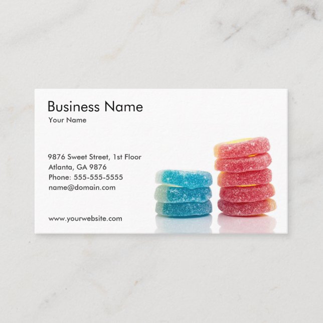 Candy Shop Business Card (Front)