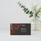 Candy Shop Chaos Business Card (Standing Front)