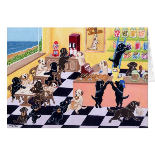 Candy Shop Labradors Cards (Front Horizontal)