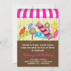 Candy Shoppe Birthday Invitation