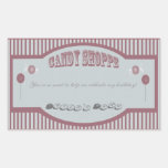 Candy Shoppe Stickers - Red at Zazzle