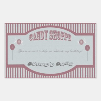 Candy Shoppe Stickers - Red by MudPieSoup at Zazzle