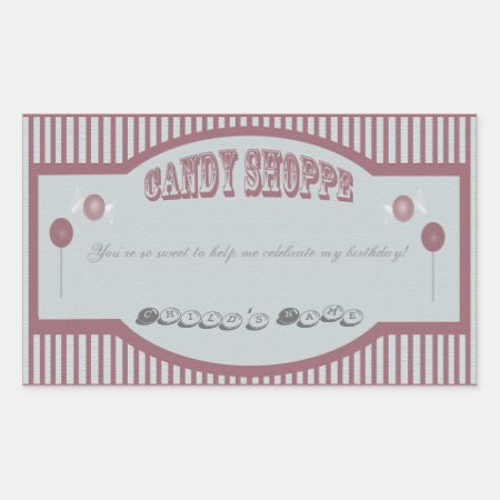 Candy Shoppe Stickers - Red