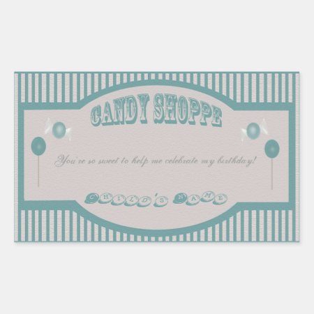 Candy Shoppe Stickers - Teal
