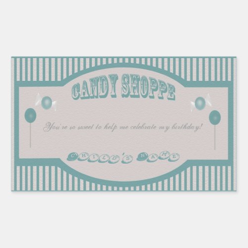 Candy Shoppe Stickers _ Teal