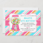 Candy Shoppe Sweet Shop Birthday Invitations at Zazzle