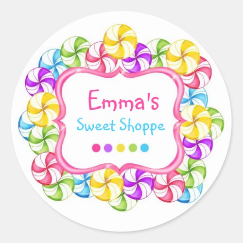 Candy Shoppe Swirl Stickers