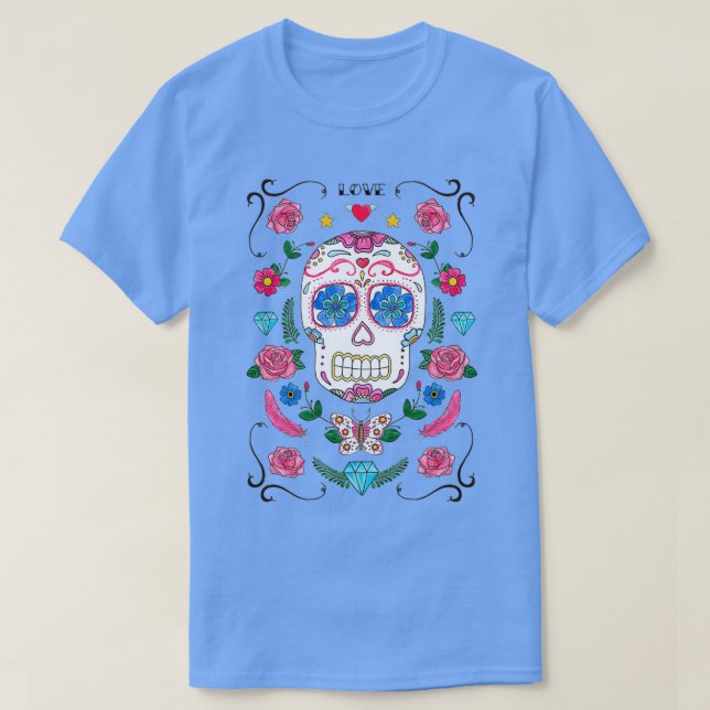 Candy Skull T-Shirt (Design Front)