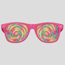Candy Spiral Lollipop Retro Sunglasses