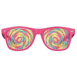 Candy Spiral Lollipop Retro Sunglasses