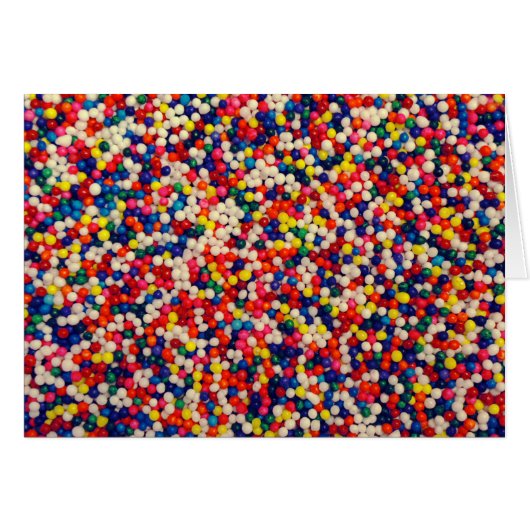 Candy Sprinkles Cards (Front Horizontal)