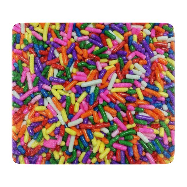 Candy Sprinkles Cutting Board (Front)