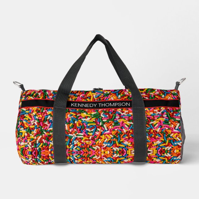 Candy Sprinkles Duffle Bag (Front)