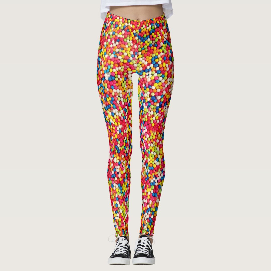 Candy Sprinkles Leggings Zazzle