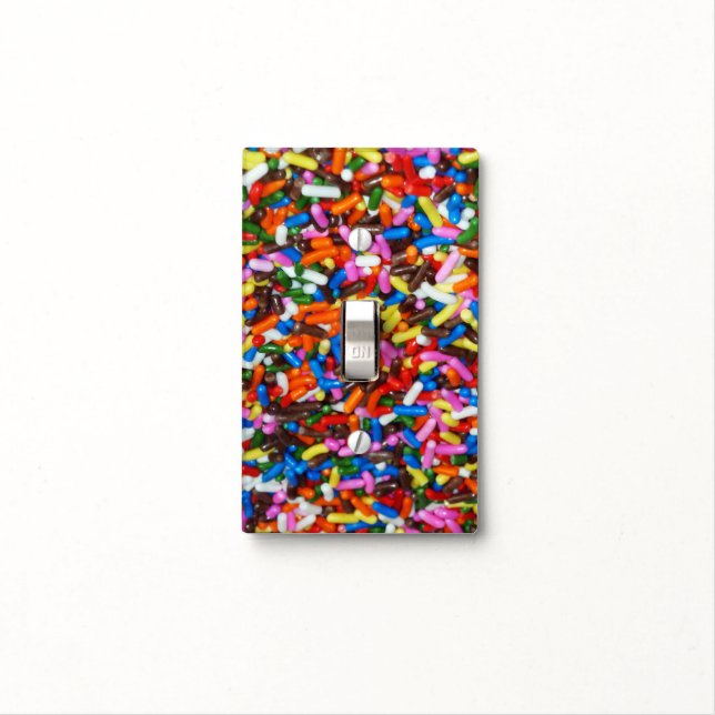 Candy Sprinkles Light Switch Cover (In Situ)
