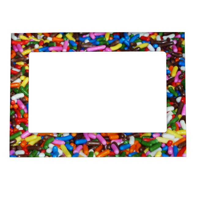 Candy Sprinkles Magnetic Photo Frame (Front)