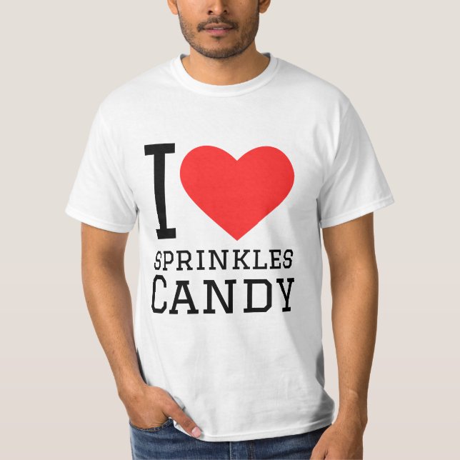 Candy sprinkles pattern T-Shirt (Front)