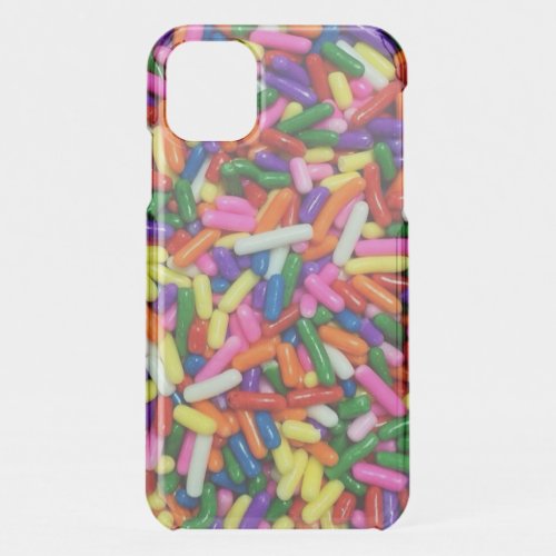 Candy Sprinkles Quirky Colorful iPhone 11 Case