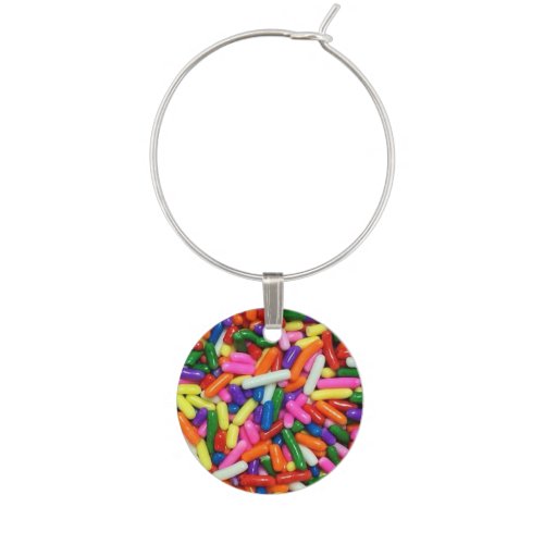 Candy Sprinkles Quirky Wine Charm