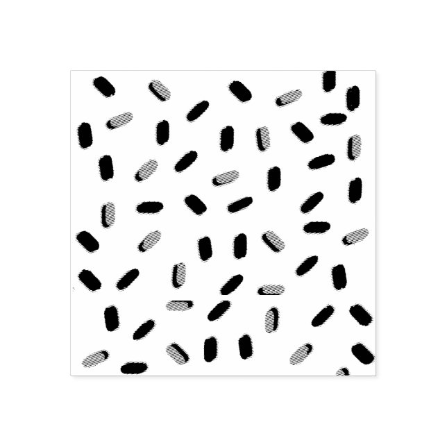 Candy Sprinkles Rubber Stamp (Imprint)