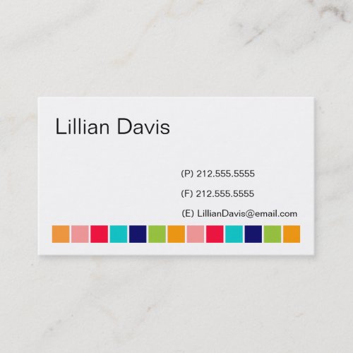 Candy Squares Business Card Templates