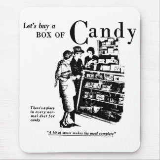 Candy Store 1930 Advertisement Mousepad