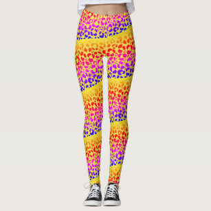 Women's Rainbow Animal Print Leggings