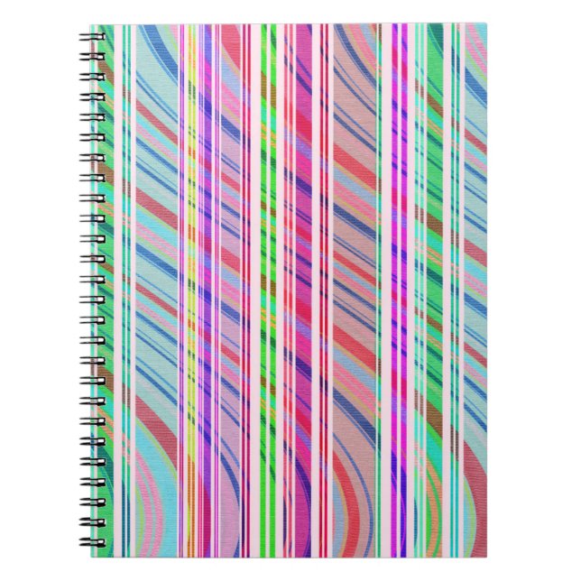 Candy Stripe Notebook (Front)