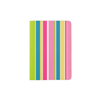 Candy Stripe Passport Holder