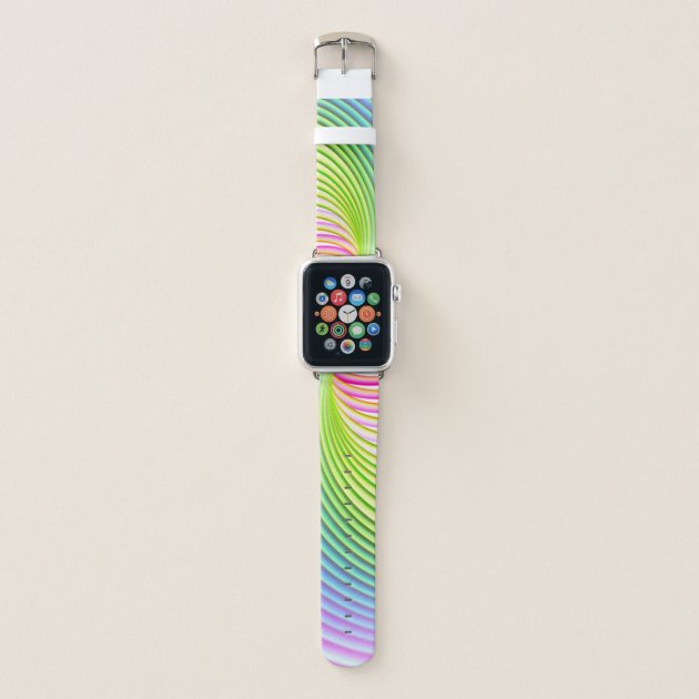 Rainbow color apple watch discount band