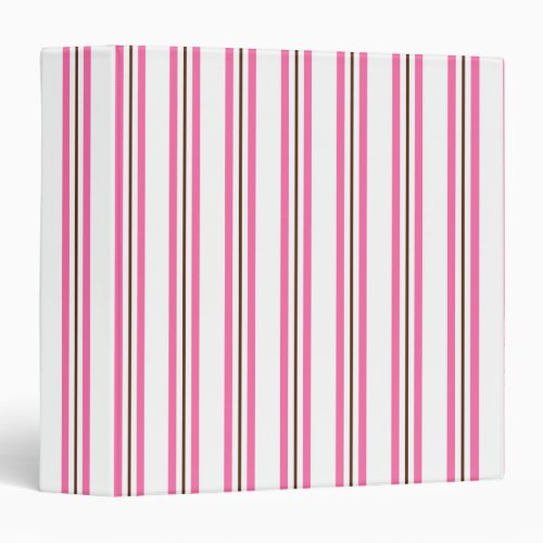 Candy Striped Binder