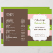 Candy Stripes Folded Brochure (Front/Back)