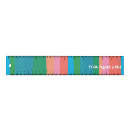 Candy Stripes Green Pink Blue CUSTOMIZE IT Ruler