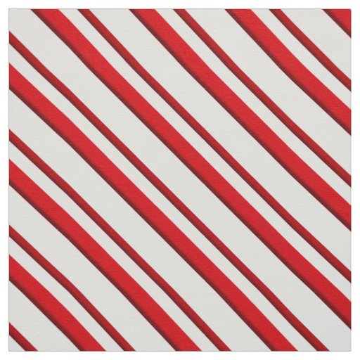 Candy Stripes, peppermint red & white Fabric