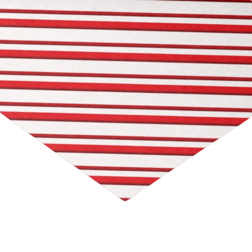 Candy Stripes peppermint red  white Tissue Paper