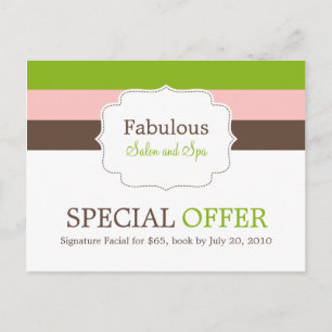 Candy Stripes Promotional Postcard