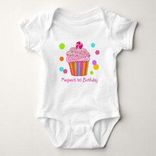 Candy Surprise Cupcake Baby Bodysuit